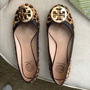Tory Burch cheetah print flats